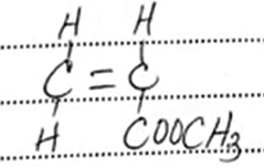 methyl propenoate (methy acrylate)
